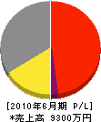 都造園土木 損益計算書 2010年6月期