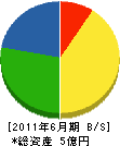 埼玉ライナー 貸借対照表 2011年6月期