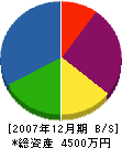 秋田建装 貸借対照表 2007年12月期