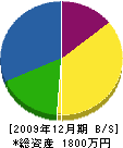 山田設備工業所 貸借対照表 2009年12月期