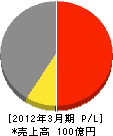 日本エレクトロニツクシステムズ 損益計算書 2012年3月期