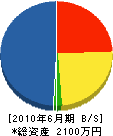 松芳園 貸借対照表 2010年6月期