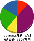 伊藤塗装 貸借対照表 2010年2月期