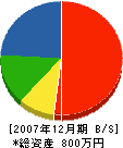 杉渕板金工業所 貸借対照表 2007年12月期