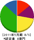 山武設備 貸借対照表 2011年5月期