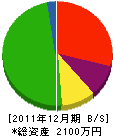 エスティエンタープライズ 貸借対照表 2011年12月期