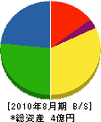須南電設 貸借対照表 2010年8月期