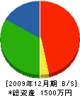 上田工業 貸借対照表 2009年12月期