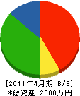 伊藤電気 貸借対照表 2011年4月期