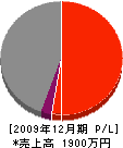 大下工業 損益計算書 2009年12月期