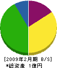 田井治木材工業所 貸借対照表 2009年2月期