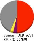 加賀建設 損益計算書 2009年11月期