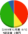 宝来社石川 貸借対照表 2009年12月期
