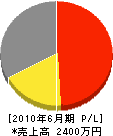 増田塗装 損益計算書 2010年6月期