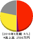 井田工業 損益計算書 2010年9月期
