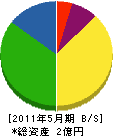 長谷川建材 貸借対照表 2011年5月期