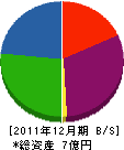 日星 貸借対照表 2011年12月期