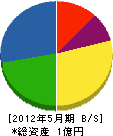佐藤興商 貸借対照表 2012年5月期