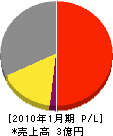 山美津電気 損益計算書 2010年1月期