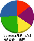 エクステリア竹内 貸借対照表 2010年4月期