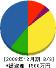 齋藤造園 貸借対照表 2008年12月期