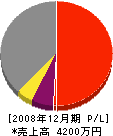 兵藤電設システム 損益計算書 2008年12月期
