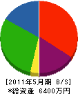 古川鉄工所 貸借対照表 2011年5月期