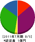 新潟住宅開発 貸借対照表 2011年7月期
