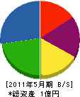 佐藤電機 貸借対照表 2011年5月期