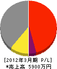 坂田電気商会 損益計算書 2012年3月期