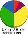 昭和建設工業 貸借対照表 2011年4月期