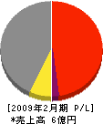 竹田工業 損益計算書 2009年2月期