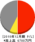 桜井さく井工業所 損益計算書 2010年12月期