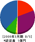 マルシン伊藤興業 貸借対照表 2008年3月期
