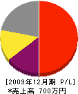 西東建具製作所 損益計算書 2009年12月期 西東建具製作所 損益計算書 2009年12月期