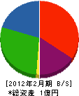 田近工業 貸借対照表 2012年2月期