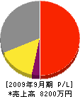 川島機工設備 損益計算書 2009年9月期