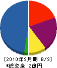 アミユー建設 貸借対照表 2010年9月期 アミユー建設 貸借対照表 2010年9月期