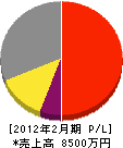 新栄木工 損益計算書 2012年2月期