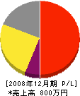 小島電設 損益計算書 2008年12月期