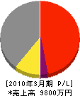 松野工務店 損益計算書 2010年3月期