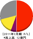 共立機巧 損益計算書 2011年3月期