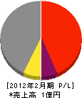 ディアデザインジャパン 損益計算書 2012年2月期