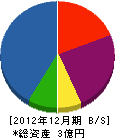 三輝 貸借対照表 2012年12月期