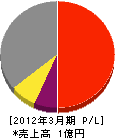 昭榮電機 損益計算書 2012年3月期