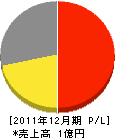 廣田組 損益計算書 2011年12月期