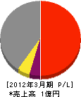 平沢工務店 損益計算書 2012年3月期