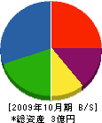 堀光 貸借対照表 2009年10月期