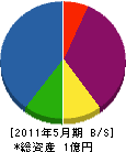 田端電気 貸借対照表 2011年5月期