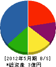 富士開発機工 貸借対照表 2012年5月期